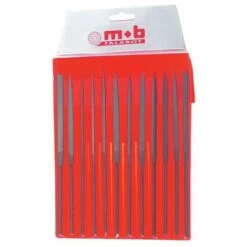 Set Of 12 Needle Files - Length 140 mm - Mob