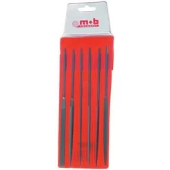 Set Of 6 Needle Files - Length 140 mm - Mob