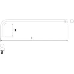 MOB Set Of Nine Long Ball-end Allen Keys - Protanium