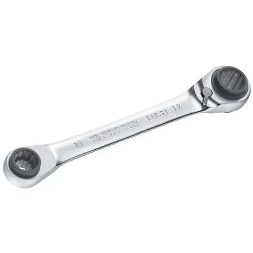 FACOM Metric Multi-opening Straight Ratchet Ring Spanners