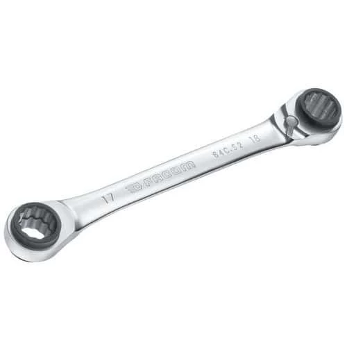 FACOM Metric Multi-opening Straight Ratchet Ring Spanners - Image 2