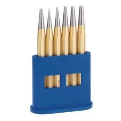 Set Of 5 Nail Punches And 1 Centre Punch