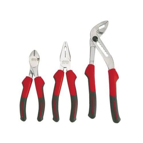 Sam Set Of 3 Bi-material Spring-loaded Pliers