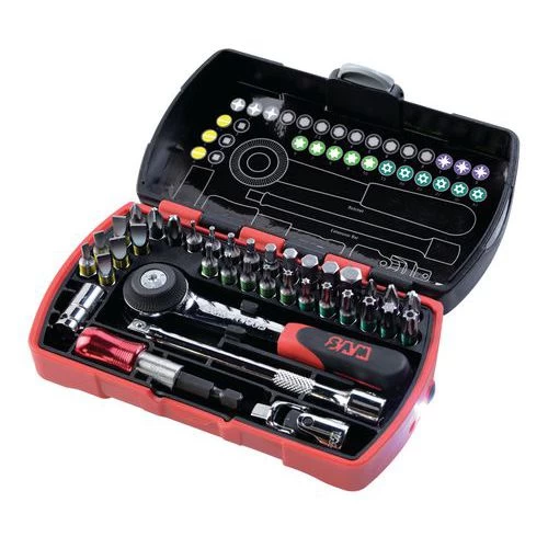 Sam Case With 32 Screwdriver Bits + 2 Bit Holders