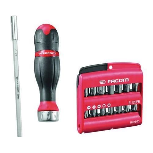 FACOM Screwdriver Set - 28 Screw Bits - Image 2