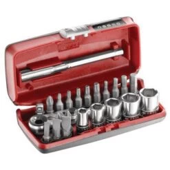 FACOM Set Of 15 Tightening/screwing Bits