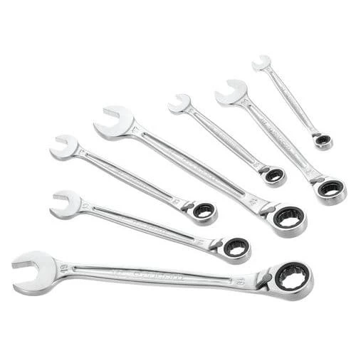 FACOM UltraGrip Set Of 7 Combination Ratchet Spanners
