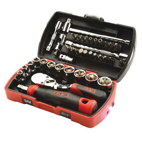 Sam Tool Kit, 39 Tools, 1/4'', + 1 Free Multifunction Pliers!