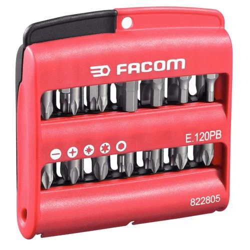 FACOM Screw Bit Case - 28-piece Mix