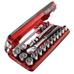 FACOM SL1.61 Sealed 1/2 Hex Ratchet Set - 21 Pieces