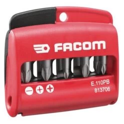 FACOM Screw Bit Case - 10-piece Mix