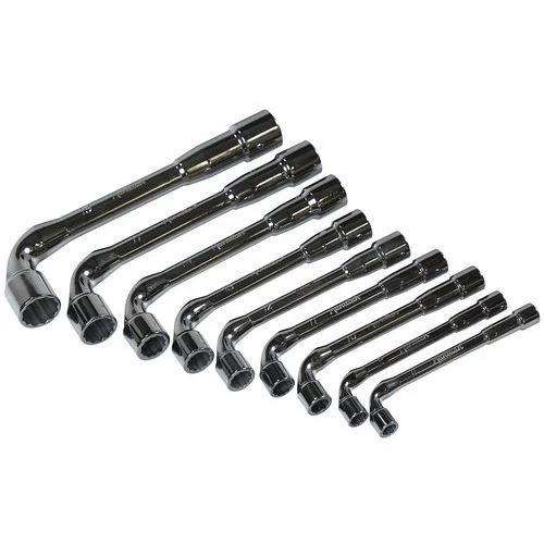 Set Of NineĀ 6 X 12-point Angled Socket Wrenches - Manutan - Image 2