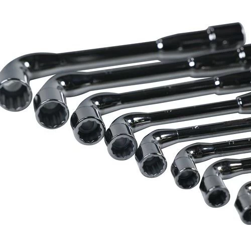 Set Of NineĀ 6 X 12-point Angled Socket Wrenches - Manutan - Image 3