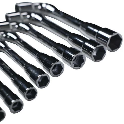 Set Of NineĀ 6 X 12-point Angled Socket Wrenches - Manutan - Image 4