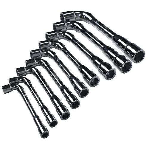 Set Of NineĀ 6 X 12-point Angled Socket Wrenches - Manutan - Image 5