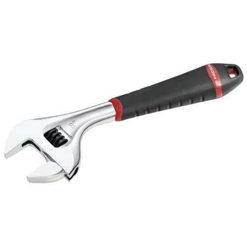 Adjustable Wrench With Graduated Scale - Bi-material Handle - Facom 101G Series