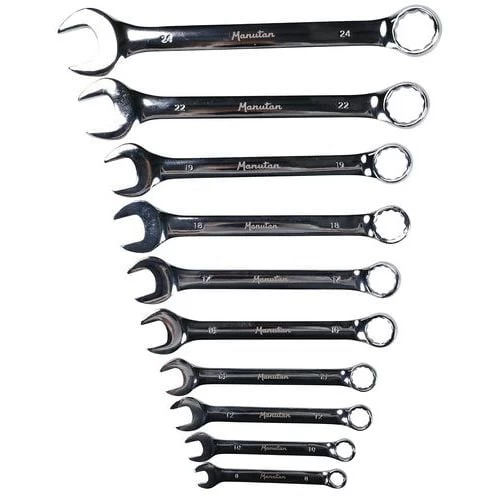 Set Of 10 combination Spanners - Manutan