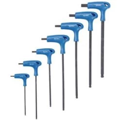 Set Of 7 T-handle Allen Keys - Manutan
