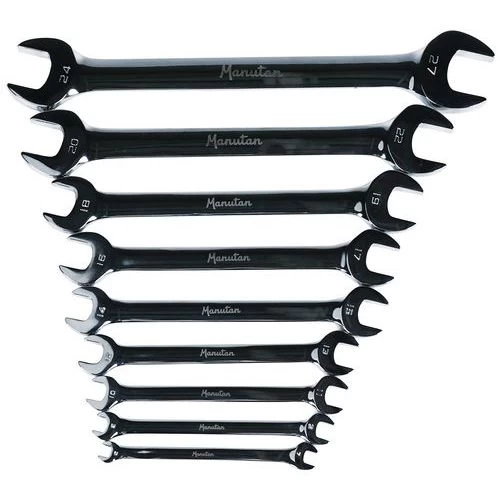 Set Of 9 open-end Spanners - Manutan
