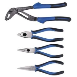 Set Of 4Ā pairs Of Pliers With Bi-material Grips - Manutan