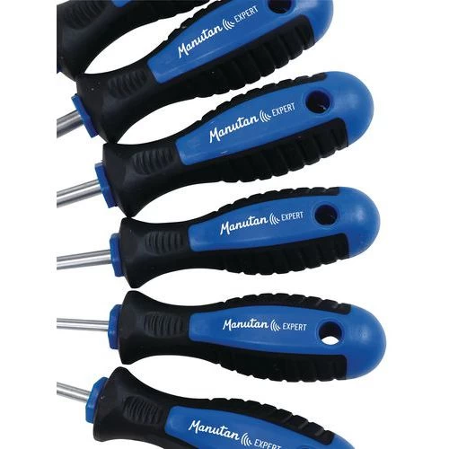 Set Of 6 screwdrivers, Slotted + Phillips Screws - Manutan - Image 5