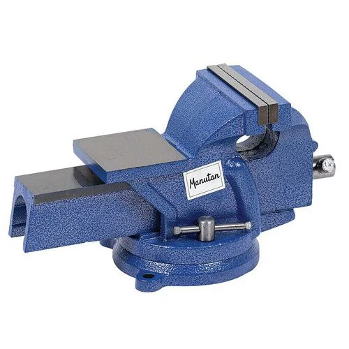 Steel Workbench Vice - Swivelling Base - Manutan UK - Image 3