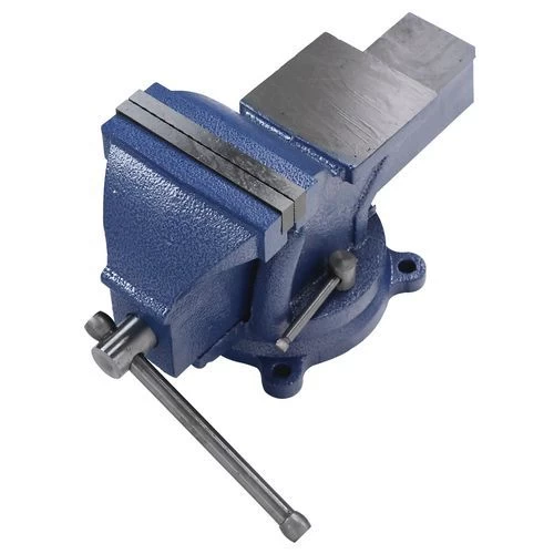 Steel Workbench Vice - Swivelling Base - Manutan UK - Image 6