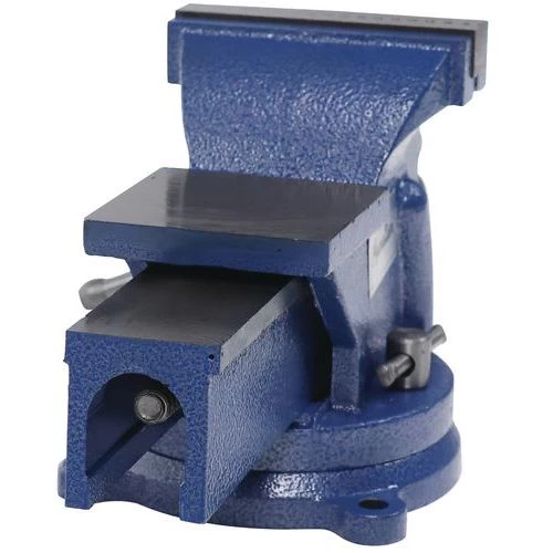 Steel Workbench Vice - Swivelling Base - Manutan UK - Image 7