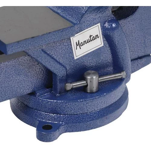Steel Workbench Vice - Swivelling Base - Manutan UK - Image 8