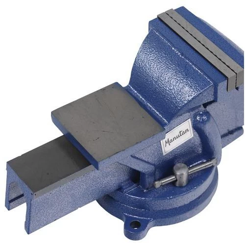 Steel Workbench Vice - Swivelling Base - Manutan UK - Image 9