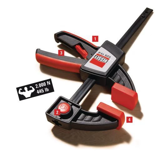 BESSEY EZS One-handed Joiner's Clamps - Image 8