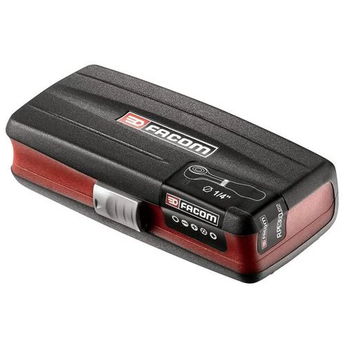 Bit Holder Set With 1/4 Rotating Handle Ratchet + 22Â screwdriver Bits - Facom