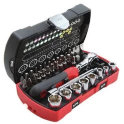 Tightening, Screwing And Socket Set, 40 Tools, 1/4 - SAM