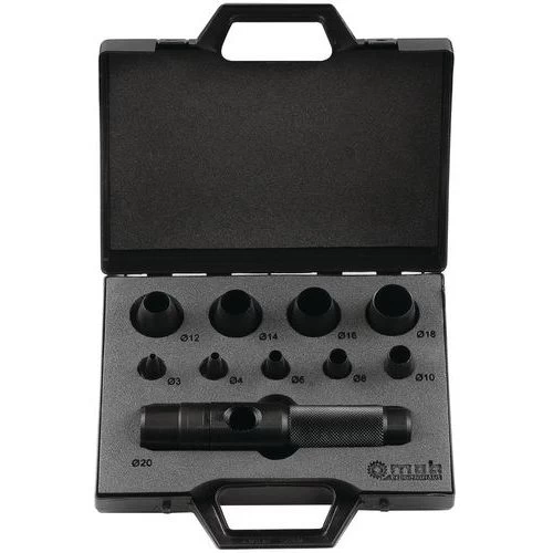Gasket Cutter Punch Set, Dia. 2 To 19 mm - Mob