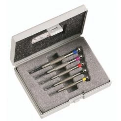 FACOM Set Of Five Watchmaker's Screwdrivers For Slotted Screws