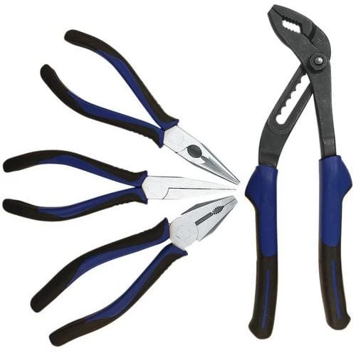 Set Of 4 pairs Of Pliers With Bi-material Grips - Manutan - Image 4