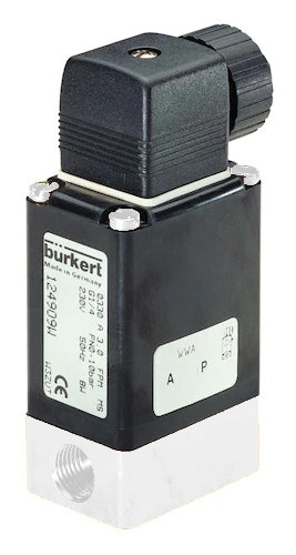 Solenoid Valve G1/4'' NO Plastic FKM -8bar/0-116psi 24VDC 0330 135414