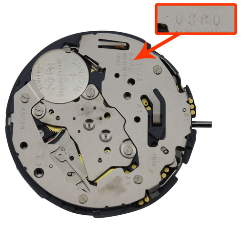 Miyota/Citizen LTD Quartz Chrono Watch Movement 0S60-4S Date Suspended At 4:00 Overall Height 6.0mm