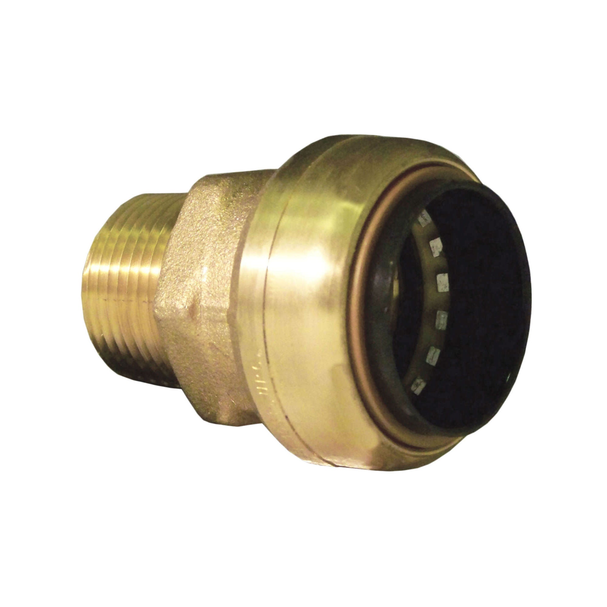 3/8" x 1/2" Brass Push Fit Reducing Male Adapter 10155534
