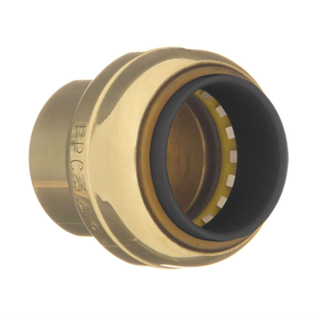 1-1/2" Brass Push Fit Tube Cap 10188132