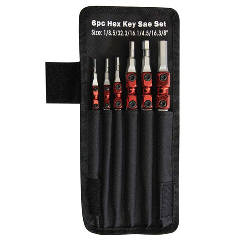 6pc 180° Swivel SAE Hex Key Set - 1/8 in. - 3/8 in. AST1033 (Discontinued)