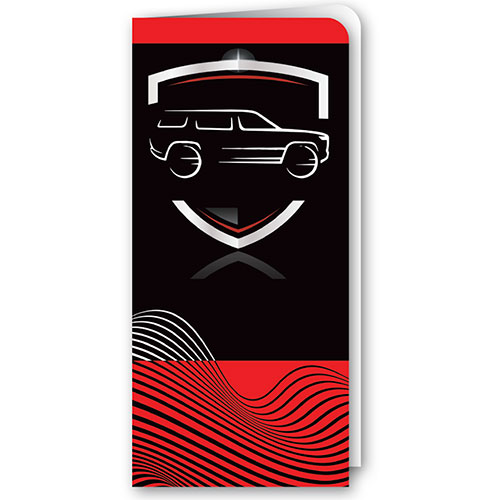 Full-Color Auto Document Holders with Single Pocket - Luxury SUV
