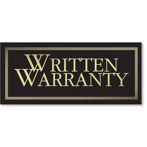 Deluxe Written Warranty