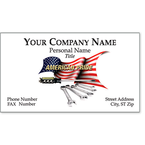 Designer Automotive Business Cards - Pride