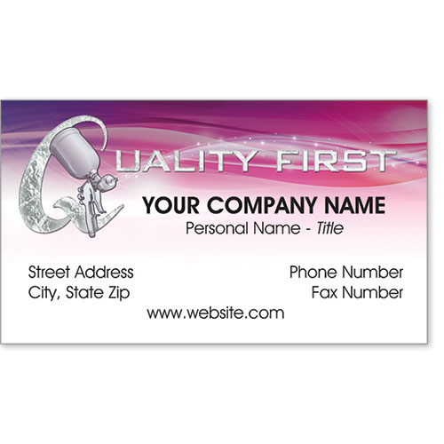 Automotive Business Cards with Foil - Quality Atomizer