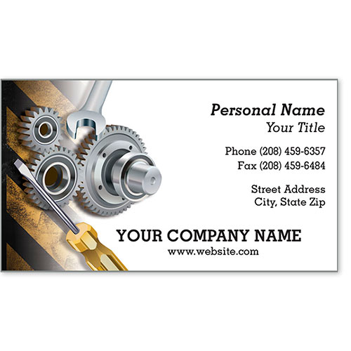 Premier Automotive Business Cards - Turning Gears