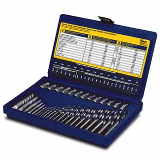 35-pc Screw ExtractorandDrill Bit Set