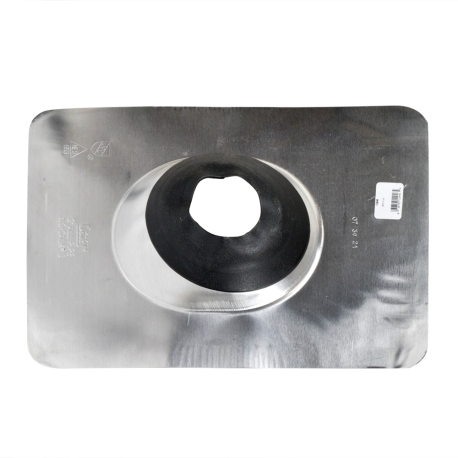 3" Pipe, No-Calk Pitched Roof Chimney/Vent Flashing, Aluminum, 11" x 14.5" base
