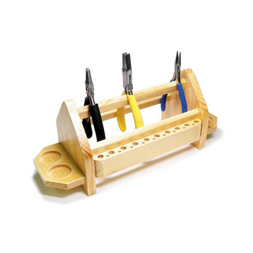 Wood Pliers Rack Jewelry Tool Holder and Organizer