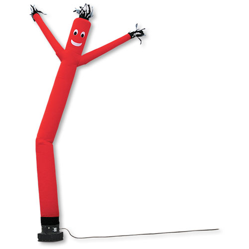 Red - 18' Solid Inflatable Tube Man